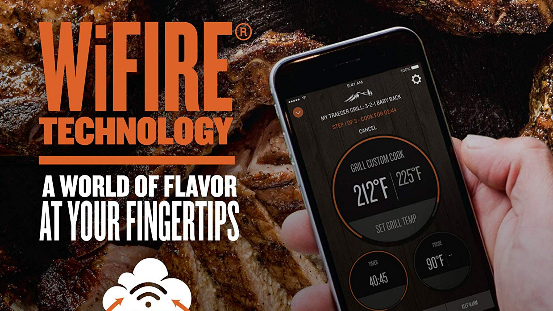 image of traeger pro series 575 wifi capabilities